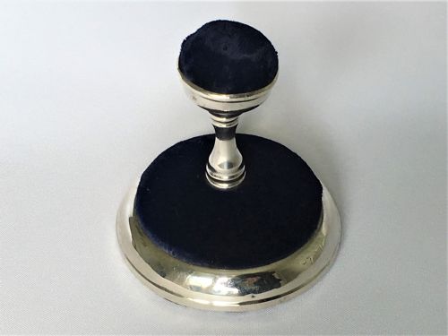 An Unusual Edwardian Silver 'Fountain' Double Pin Cushion