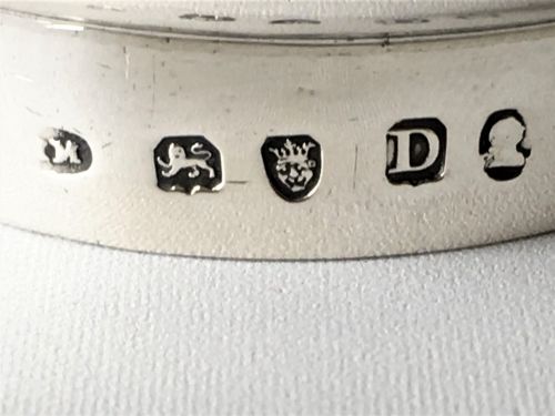 fig 1. A handsome late 18th Century silver strainer