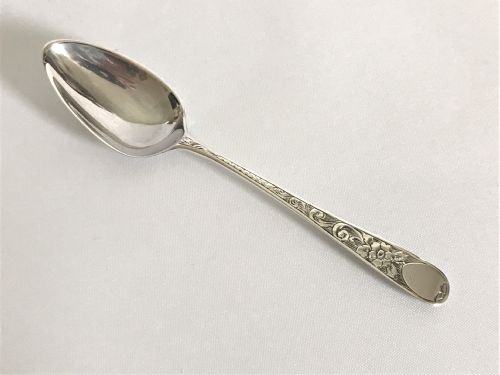 An Extremely Rare Peter & Jonathan Bateman Silver Teaspoon
