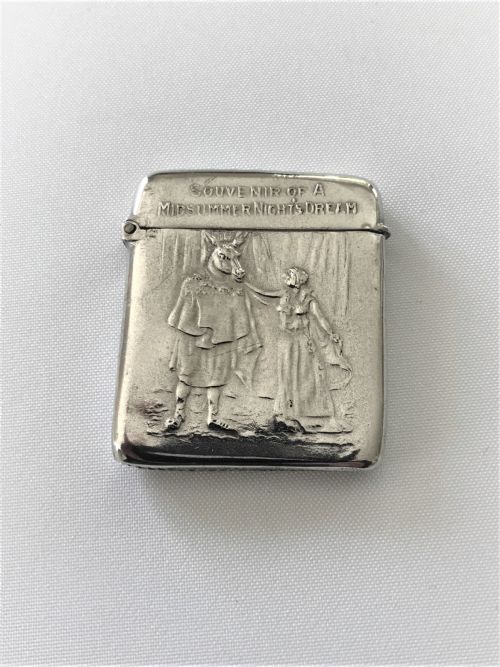 fig 1. An exceptional Adelphi Theatre silver vesta