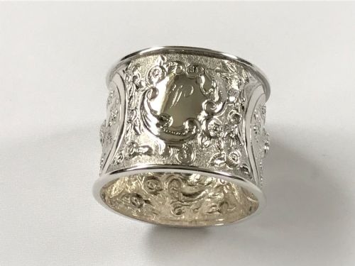 An Outstanding Quality Victorian Silver Napkin Ring