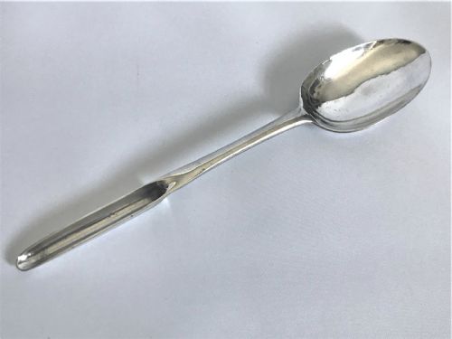 A Superb Irish Silver 18th Century Marrow Spoon