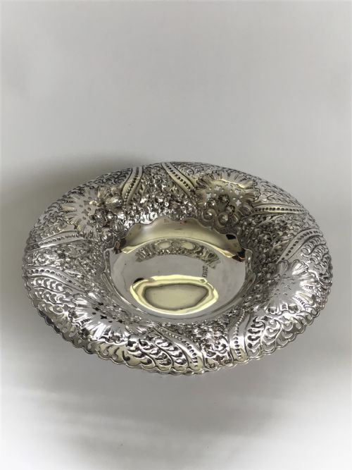 A Gorgeous Victorian Pierced Silver Dish