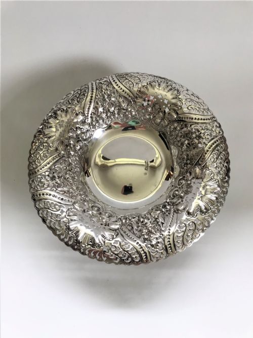 fig 1. A gorgeous Victorian pierced silver dish