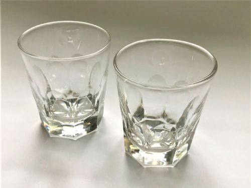 A Handsome Pair of Victorian Cut Glass Whisky Tumblers