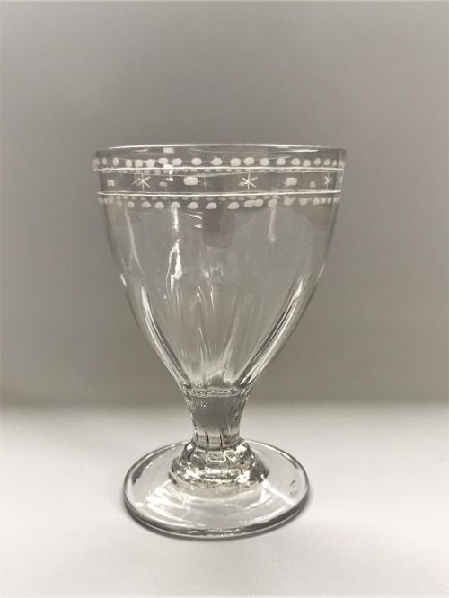 A Superb Late 18th Century Petal Moulded Rummer