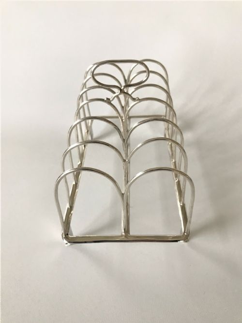 fig 1. A Stunning Georgian Silver Wire-work Toast Rack