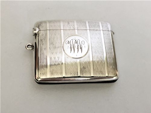 A Stylish George V Silver Vesta