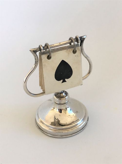 fig 1. A Lovely George V Silver Trump Marker