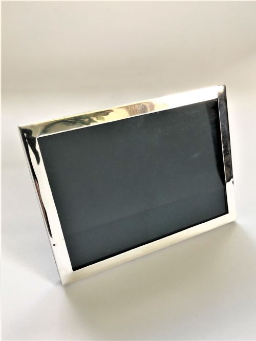 A Small Silver Landscape Format Photo Frame