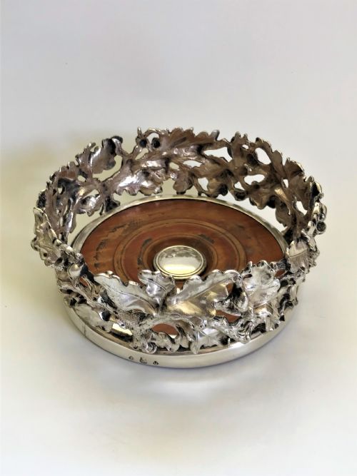 An Early Victorian Elkington Plate Decanter Coaster