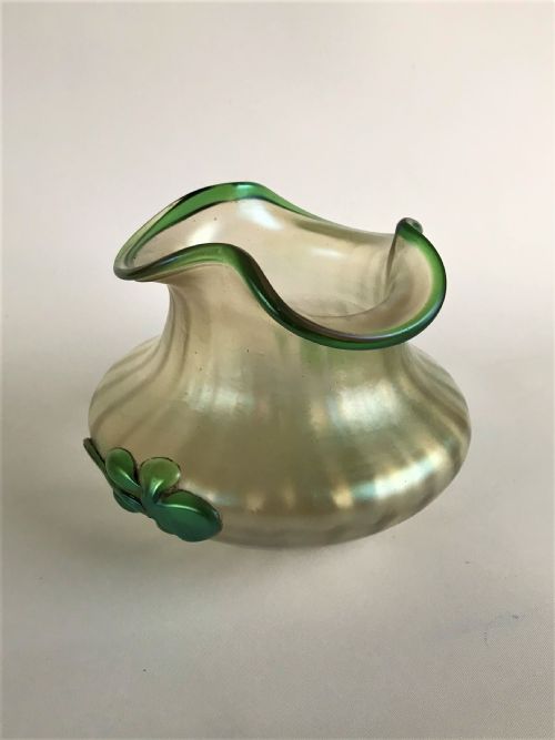 A Fabulous Loetz/kralick Iridescent Flower Vase