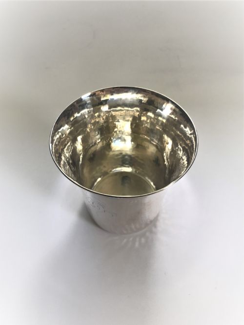 fig 1. A Danish Arts & Crafts silver beaker