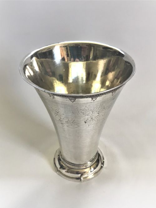 fig 1. A fabulous 18th Century Swedish silver vase