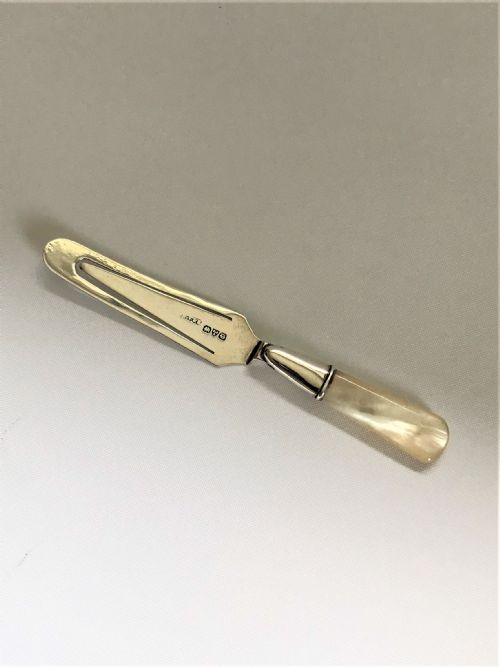 An Unusual Chester Silver Bookmark