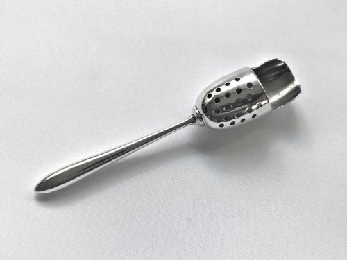 A Rare Sterling Silver Spice Sifting Scoop