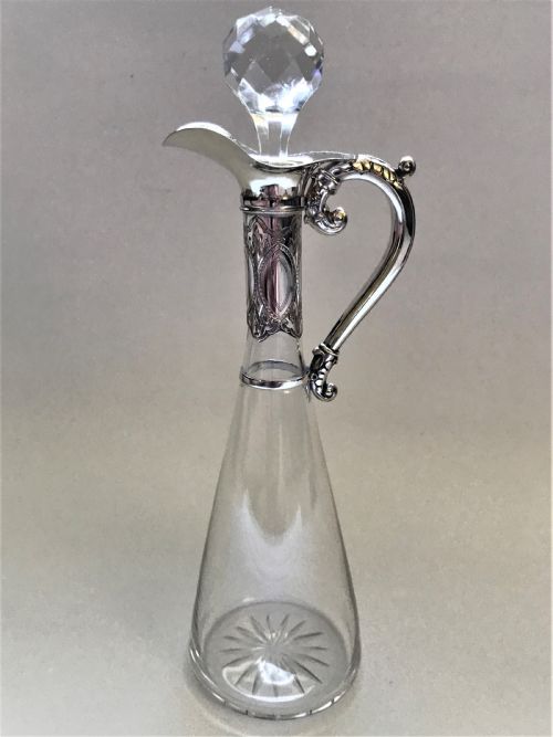 A Gorgeous Dutch Silver Mounted Spirit Jug