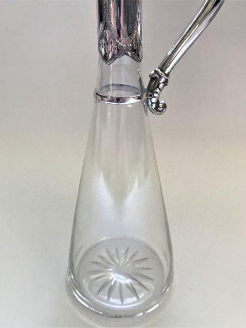 fig 1. A gorgeous Dutch silver mounted spirit jug