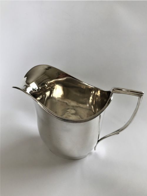fig 1. A stylish Georgian silver cream jug