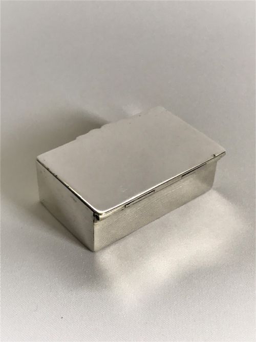 fig 1. A Victorian Chester silver double stamp box