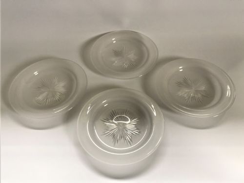 A Gorgeous Set of 4 Victorian Ice Plates