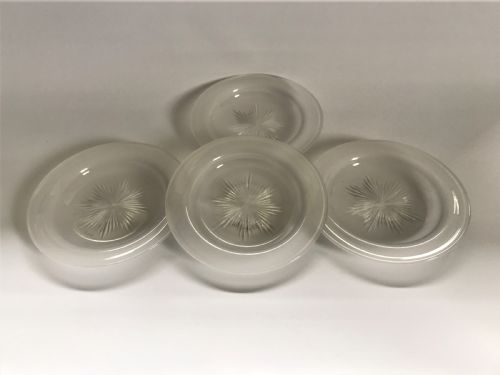 fig 1. A gorgeous set of 4 Victorian ice plates