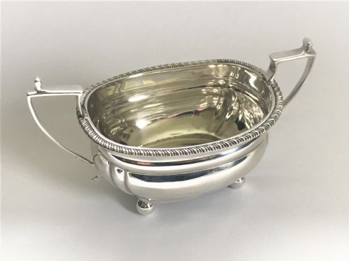 fig 1. A lovely Harrods silver twin handled bowl