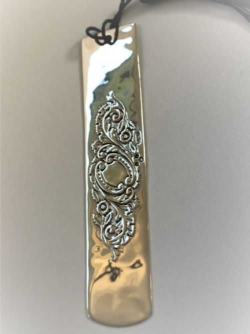 fig 1. A superior large Victorian silver bookmark