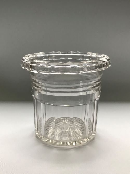 A Rare Regency Cut Glass Bottle/decanter Coaster