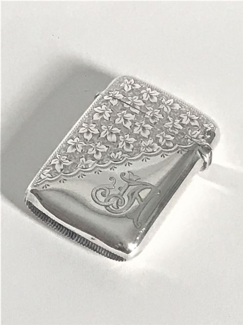 A Delightful Victorian Silver Vesta