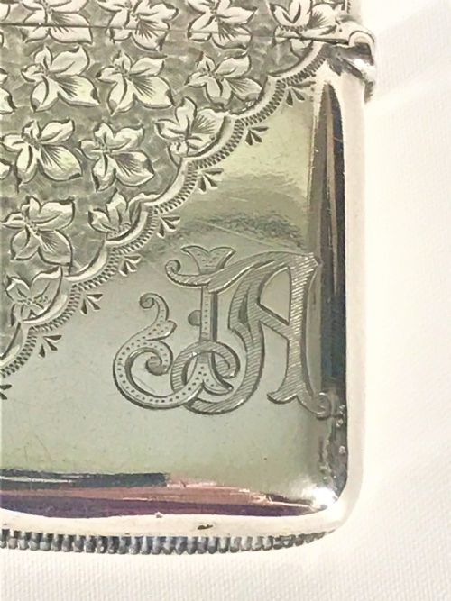 fig 1. A delightful Victorian silver vesta