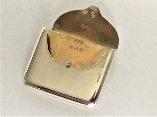 fig 1. A charming Edwardian silver stamp case
