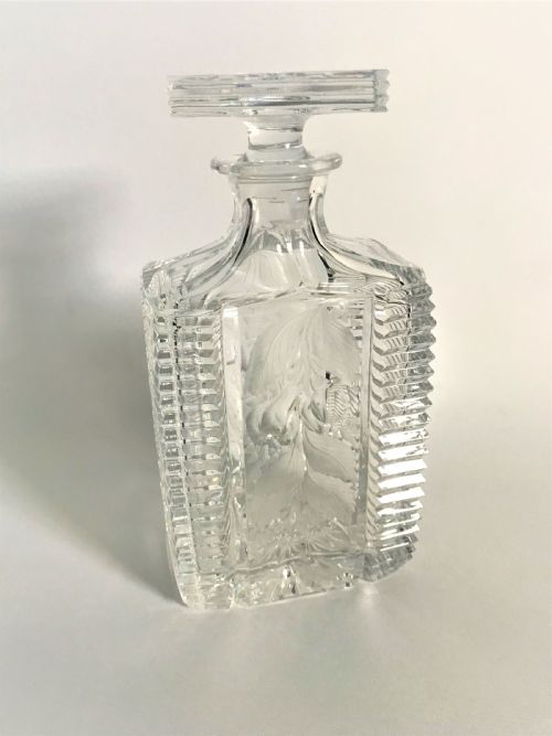 An Outstanding Art Deco Cut Glass Decanter