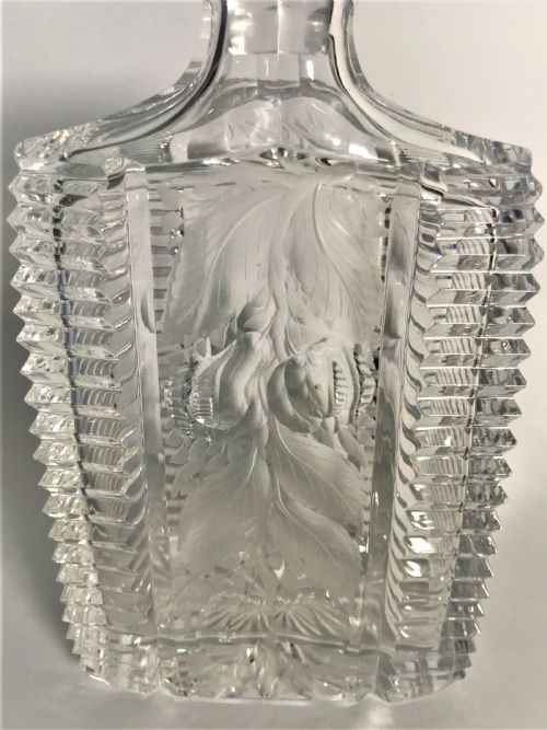 fig 1. An outstanding Art Deco cut glass decanter