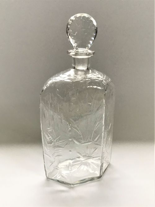 fig 1. A gorgeous Whitefriars intaglio cut decanter