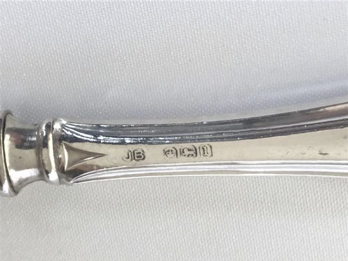 fig 1. A rare silver handled orange peeler of patented design