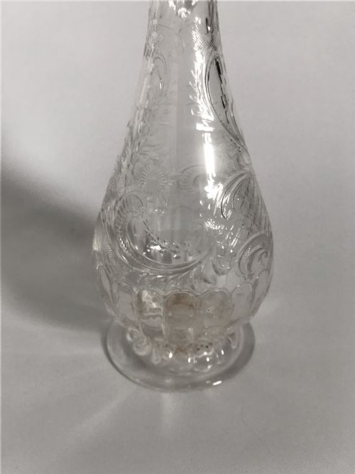 fig 1. A Stevens & Williams intaglio cut liqueur decanter