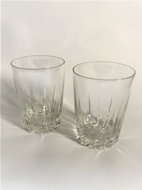 A Fine Pair of Mid Victorian Cut Whisky Tumblers