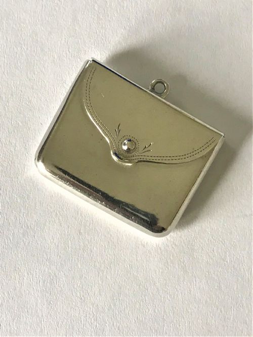 An Early George V Novelty Silver Stamp Envelope