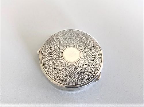 fig 1. An Art Deco small silver compact