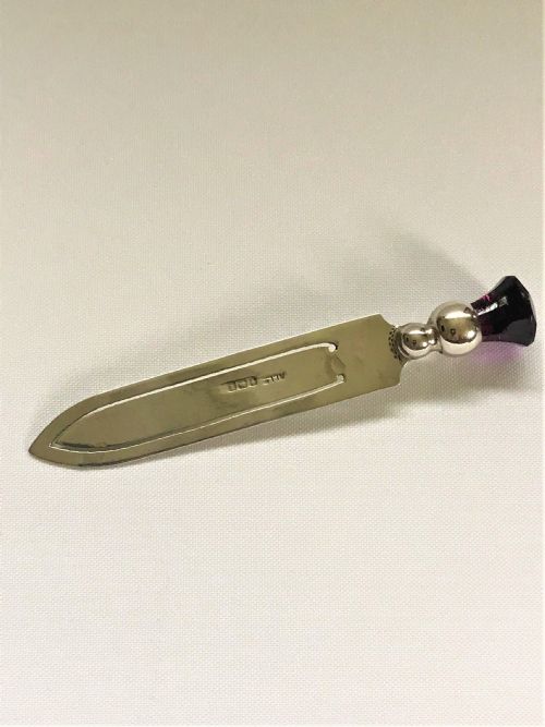 An Edwardian Amethyst Thistle Bookmark