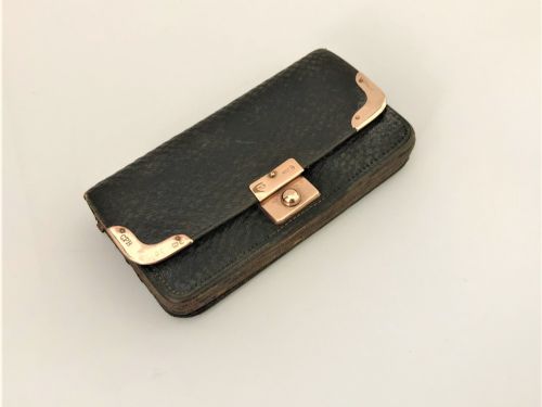 fig 1. A Fabulous Gold Mounted Victorian Purse