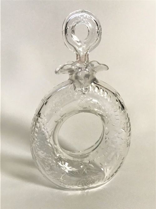 An Outstanding Stevens & Williams 'Lifebuoy' Decanter