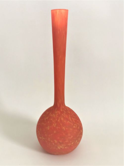 A Superb Art Deco Andre Delatte Stem Vase
