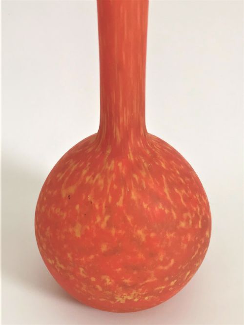 fig 1. A superb Art Deco Andre Delatte stem vase