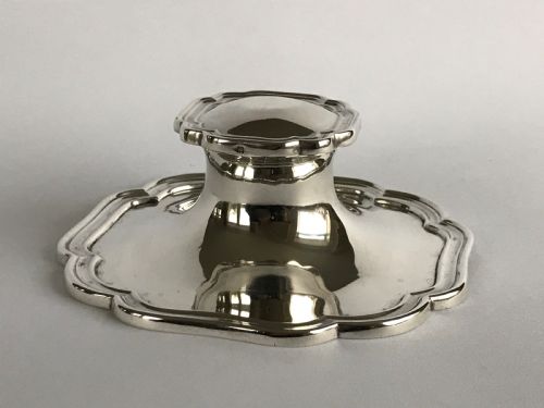 A Handsome George V Silver Inkwell