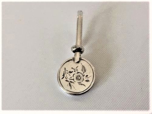 A Fine Victorian Silver Napkin Clip