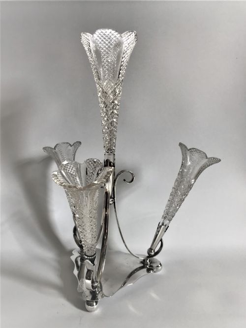A Gorgeous Art Nouveau Silver Plated Epergne