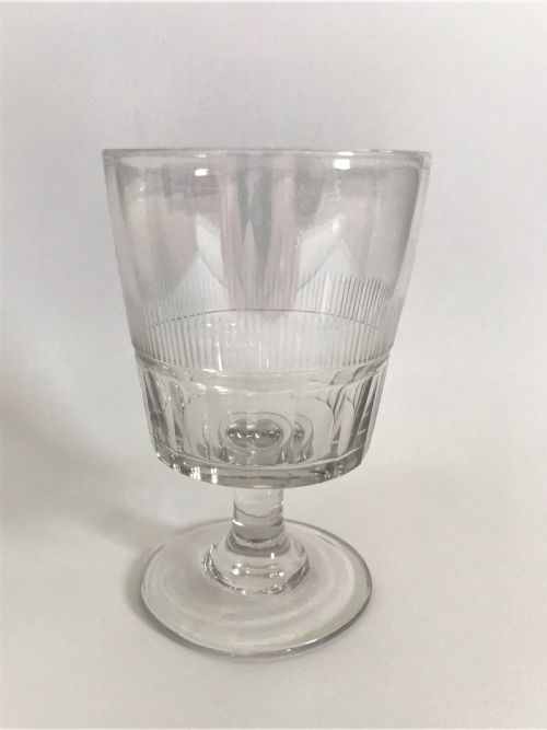 A Stylish Regency Cut Glass Bucket Rummer