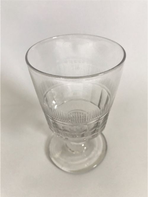 fig 1. A stylish Regency cut glass bucket rummer